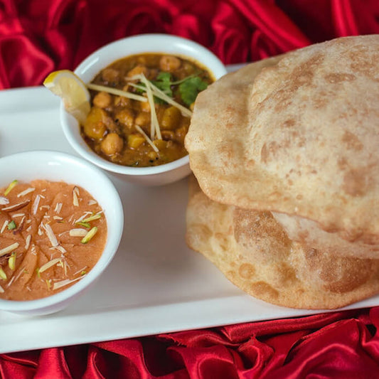 Chana Poori Halwa