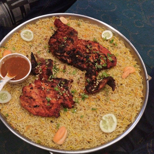 Ghee Roast Chicken Mandi