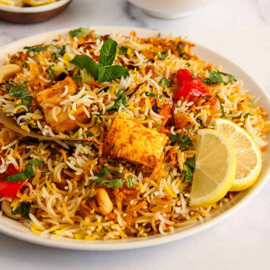 Hyderabadi Paneer Biryani