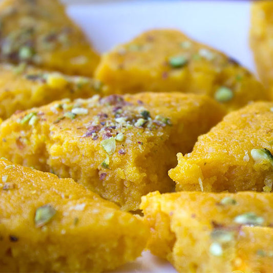 Mango Coconut Burfi