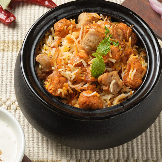 Soya chaap Biryani